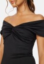 BUBBLEROOM Danielle Off Shoulder top   Black XL