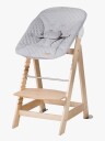 roba Born Up Barnestol, natur, Sett 2 i 1 inkl. babysete Style grey