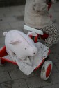 Lotta i Bråkmakergata Teddy Kosedyr Gris, Rosa
