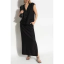 Gestuz Gzizza Linen Waistcoat - Black - 38