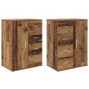  Skap Corona 2 pcs Gamle tre 59 x 39 x 80 cm Konstruert tre