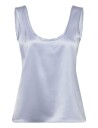 Ahlvar Gallery Shiro Satin Tank Blue M