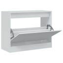  Skoskap hvit 80x34x63 cm konstruert tre 8721012381957