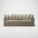 Le Grand Air 3 Seter Sofa Lin Savage Linen