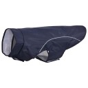 Vidaxl Hunde Regnfrakk Med Refleksstrimler Polyester Marineblå 2Xl