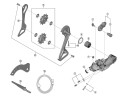 Shimano Dura Ace spendingsfjær til bakskifter modell RD R9250
