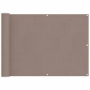 vidaXL Balkong Skjerm 75 x 200 cm PU belagt oxford alu