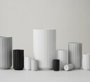 Lyngby Porcelæn Lyngbyvasen Black 25 cm Sort