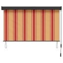 vidaXL Rullegardin Flerfarget 140 x 250 cm Stoff og Aluminium