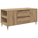 vidaXL Kaffebord artisan eik 102 x 44.5 x 50 cm Konstruert tre