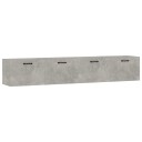 vidaXL Veggskap 2 stk betonggrå 100x36,5x35 cm konstruert tre