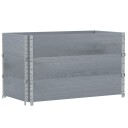  Hageplantekasse grå 100x50 cm heltre furu