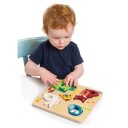 Tender Leaf Puzzle 5 pcs Touchy Feely Animals TL8417