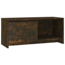 vidaXL TV-benk røkt eik 90x35x40 cm konstruert tre