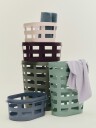 Basket Recycled Small Bordeaux