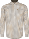 Seeland Oxford skyteskjorte Herre Classic Blue/Merlot Check 3XL 3XL