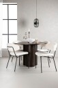 Venture Home   Spisegruppe Olivia med 4 stk stoler Chico   Brun