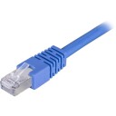DELTACO FTP Cat.6 patch cable 3m blue
