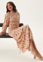 Bubbleroom Structure Smock Midi Dress Multi/patterned 32-34