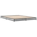  Sengeramme grå sonoma 120x200 cm konstruert tre og metall 8721012986800