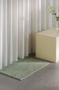 Heymat Grid Matcha Lemon dørmatte 60x85 cm