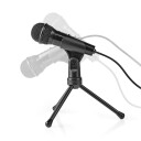 Nedis Kablet Mikrofon med Tripod for PC og Laptop 3,5 mm