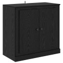  Serviesskap Svart Eik 70 x 35,5 x 67,5 cm Konstruert tre