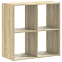  Bokhylle sonoma eik 68,5x32x68,5 cm konstruert tre