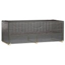 vidaXL Hagemøbeltrekk 2 stk 8 maljer 192x82x65 cm rektangulær