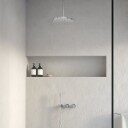 Semplice SBR801 S04 XXL Rain Delux Ø28cm Tak Krom Dusjsett