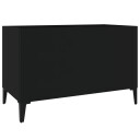 Hifi benk svart 74,5x38x48 cm konstruert tre