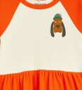 Mini Rodini Kjole   Blodhund   Rød   Mini Rodini   80/86   Kjole Hvit   80 86