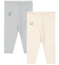 Fanga Fontana Bukser Bello 2 pack Smørkrem/Pearl Blue Fanga Fontana 1½ år 86 Bukser bomull Blå Rosa