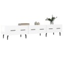 vidaXL TV-benk høyglans hvit 150x36x30 cm konstruert tre 8720845945350