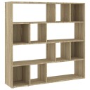  Bokhylle/romdeler sonoma eik 105x24x102 cm 8720845693718