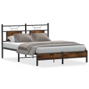  Sengeramme uten madrass røkt eik 140x190 cm konstruert tre 4106890