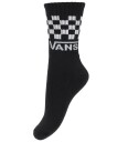 Vans Classic Check Crew Black/White 31 34 Bomullsstrømper