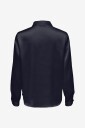 JDY   Skjorte jdyFifi Life L/S Short Shirt Wvn   Blå