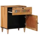  Nattbordskap Naturlig 50 x 33 x 60 cm Massiv mango tre