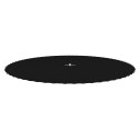 vidaXL Hoppematte stoff svart for 3,66 m rund trampoline