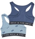 The New Topper   2 pack   TnDet nye   Ashley Blue Bow AOP   The New   9 10 år (134 140)   Undertøy Lyseblå Marineblå