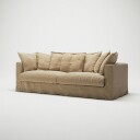 Decotique Le Grand Air 3 Seter Sofa Lin Desert Sand
