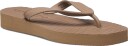 SLEEPERS Tapered Platform Sand Flip Flop   Brown   41