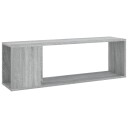 vidaXL TV-benk grå sonoma 100x24x32 cm konstruert tre