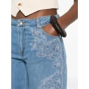 Ermanno Scervino Dame Jeans Blå L,