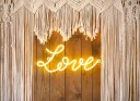 Neon LED - LOVE hvit
