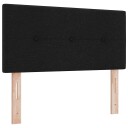  Hodegavl Med Knapper Svart 100 cm Stoff