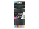 Black Edition fargeblyanter Pastell + Neon 12 stk Faber-Castell
