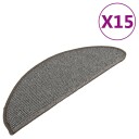 vidaXL Trappetrinnstepper 15 stk grå 65x21x4 cm