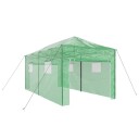 Pop Up Drivhus – Grønn 580 x 290 x 315 cm Stål